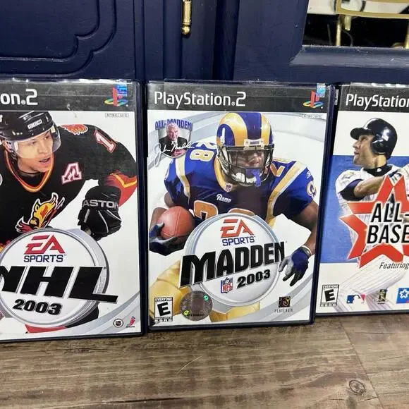 PlayStation 2 Sports Games: NHL 2003, Madden 2003, Allstar Baseball 2003 - Picture 4 of 7